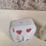 Vintage Playing cards salt and pepper shakers card deck hearts spades Image 4