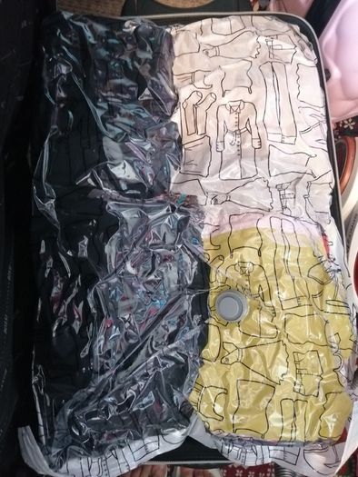 Bags of women clothes
