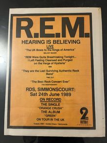 REM Poster 1989