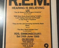 REM Poster 1989