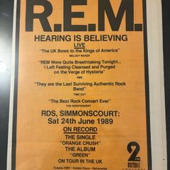 REM Poster 1989