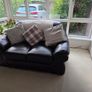 Black leather couches for sale Image 3