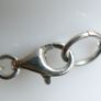 Vintage 19 Inch Sparkling Crystals Chain Design Necklace 925 Sterling Silver 11,21g Image 7