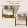 Console Table, Industrial Entryway Table for Hallway, Narrow Sofa Table with Shelves, Metal Frame, Compact Display Table for Small Spaces, Living Room, 101/25/80.5CM Rustic Brown Image 6