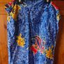 Kreisy cotton mini skirt with fish design. Crossover. Like new. Image 3