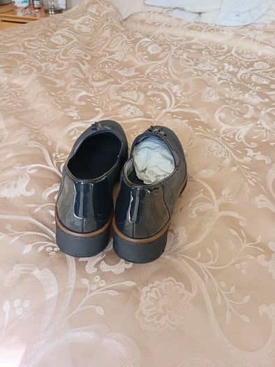 Rieker Slip on  low Wedge Shoes New Navy. 40. 6.5