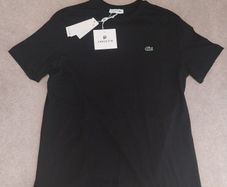 Lacoste black cotton t-shirt size XL