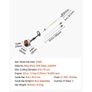 Gas Pole Saw, 33CC 2 Stroke Gas Powered Pole Saws with 20.3 cm Cutting Bar, Cordless Tree Trimmer with 850ml Fuel Tank, 2 to 3.5 m Extendable Image 2