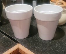 Ceramic Infoor/Outdoor Plant Pots x2