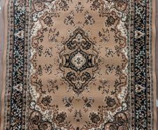 Rug, 120x160cm, Brown patterned