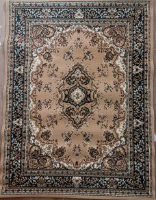 Rug, 120x160cm, Brown patterned