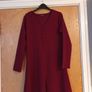 Bee Bee Burgundy  Dress     S.12.   New. Image 2