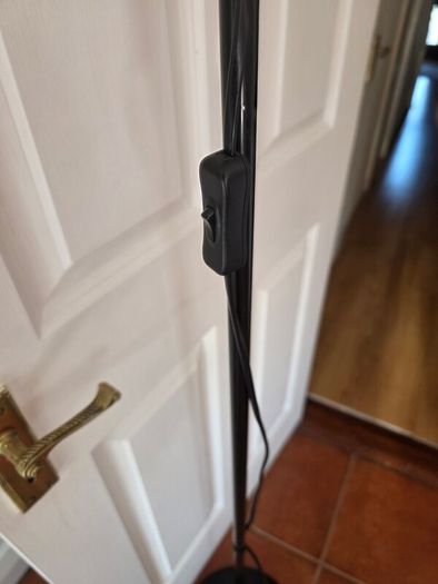 Floor lamp with energy saving bulb