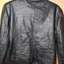 Womens Calla Lily black leather jacket Size Small Image 9