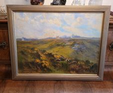 Original Henry William Moss painting - Howth Head 1933