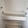 IKEA PAX Shallow Wardrobe 100cm White with Doors & Interior Fittings Image 4