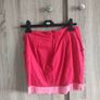 Red skirt mini fits Xs s worn once with bow Image 2