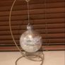 Memorial feathers Christmas glass bauble Image 2