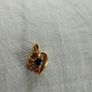 18 CT Gold pendant with Natural Sapphire and  diamonds Image 7