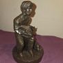 Cold Cast Bronze Irish Bodhran Player Statue Image 8