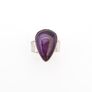 Adjustable Sterling Silver Amethyst Ring Image 2