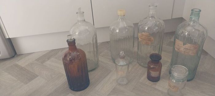old medicine bottles