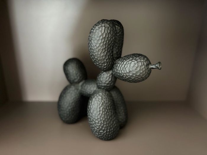 Modern Balloon Dog Ceramic Sculpture