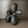 Modern Balloon Dog Ceramic Sculpture Image 2