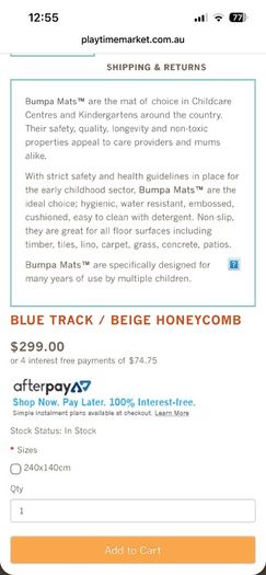 Kids Play mat