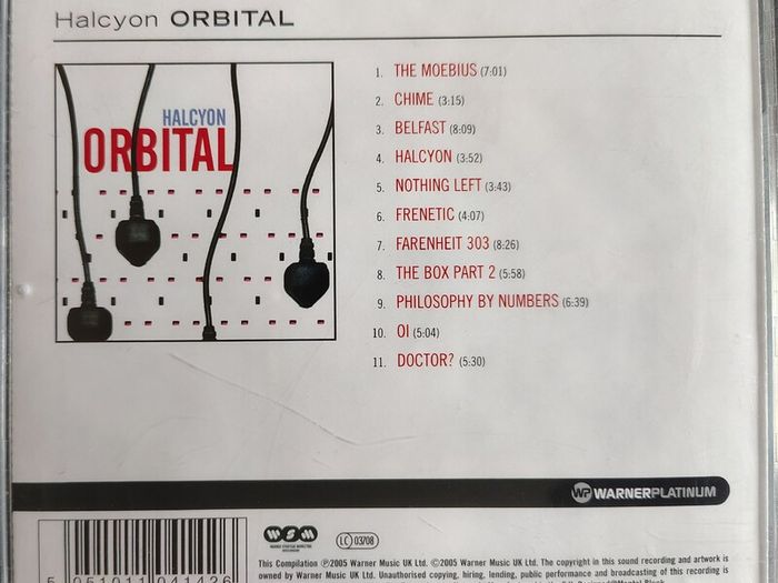 Orbital - Halcyon CD (2005) Compilation Electronic Techno House EX+