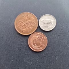 Irish Set of Coins from 1996