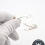 Modernist Sterling Silver Bangle, Full British Hallmarks Image 7