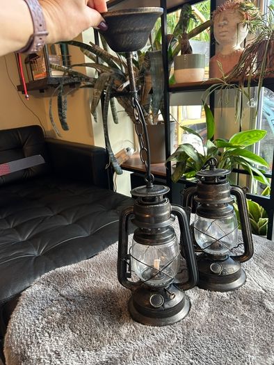 Old fashioned shaped ceiling lights