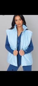 womens blue gilet bnwt PLT