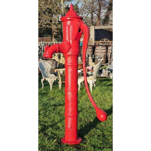 Cast Iron Pump Large Red H364