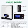 2400W 230V 40A MPPT 3Kva Solar Pure Sine Wave Inverter 50Hz Off Grid Inverter 24V Battery Charger ATS Image 6