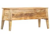 Storage Box 99x35x48 cm Solid Mango Wood