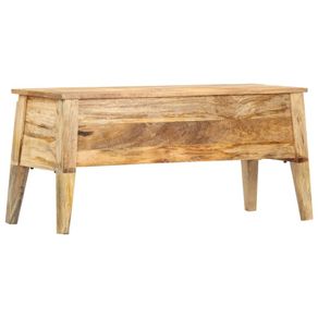 Storage Box 99x35x48 cm Solid Mango Wood