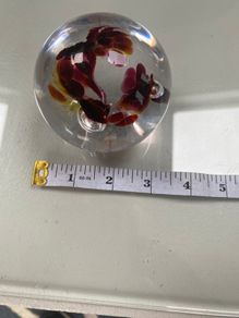 Vintage Glass paperweight