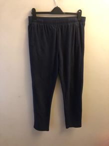 M&S navy fleece pyjama bottoms (36-38/33)