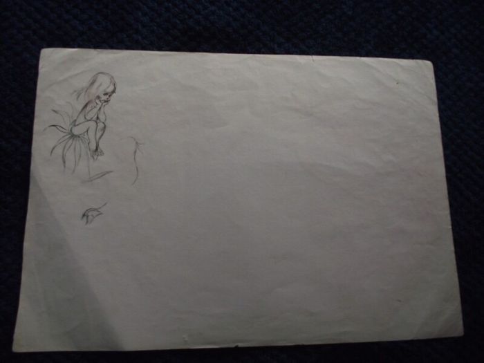 Brownie Downing - 4 X Rare Original Watercolour Illustrations - 3 signed