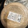 8 bamboo plates and a salad bowl set mango leaf print new good for barbecue party Image 2