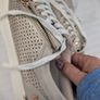 Footwear Taupe Runners with gold zip Image 8