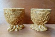 Beach Bum Berry Real Ceramic Tiki Mugs x 2 - Tiki Ceramic Goblets
