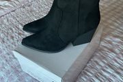 ankle boots black western inspired ankle boot size 40