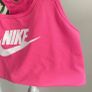 nike cropped top/bra large pink with Nike logo Image 2