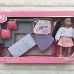 Lori Dolls Yunis Cozy Sofa Set Mini Doll Living Room Furniture new Damaged box Please look at the pictures