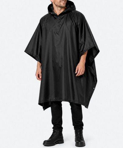 XL Waterproof Poncho with a Hood - ideal for festivals, travelling, outdoor activities etc