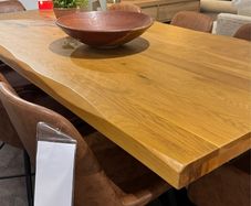 210cm Oak Dining Table Ex Display
