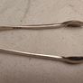 Antique silver tongs Image 3